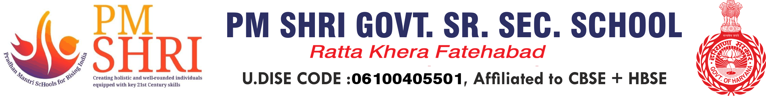 PM Shri Govt. Sr. Sec. School Ratta Khera